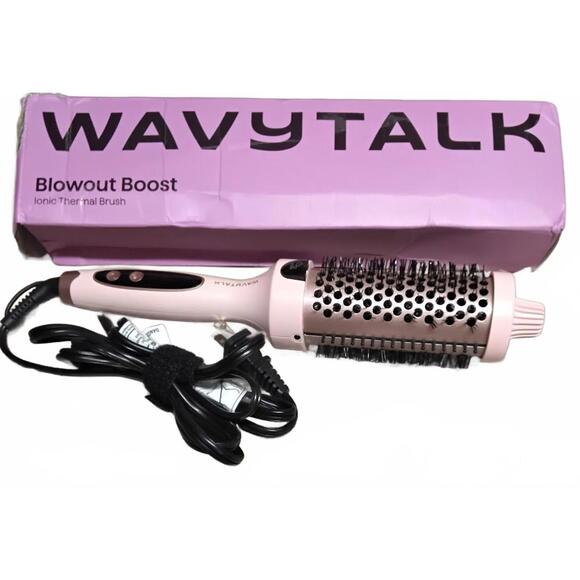 Wavytalk 1.5 Inch Thermal Blowout Brush Pink Dual Voltage - Picture 2 of 2